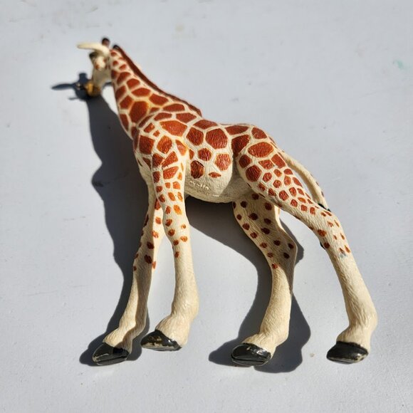 Giraffe Action Figure 8" Tall Hard Plastic Wildlife Toy San Diego Zoo Safari Thi - Picture 8 of 13